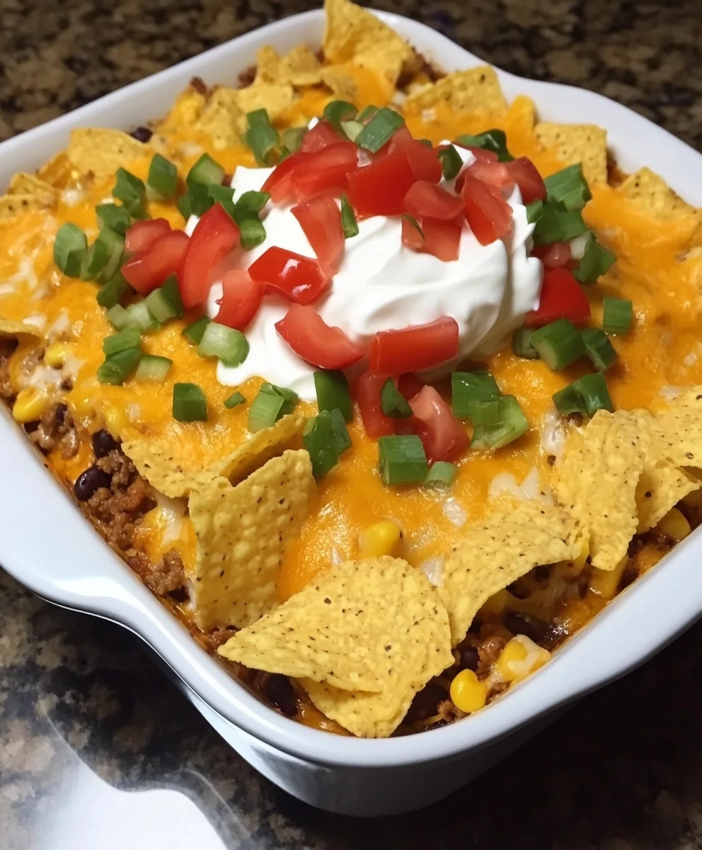 Walking Taco Casserole