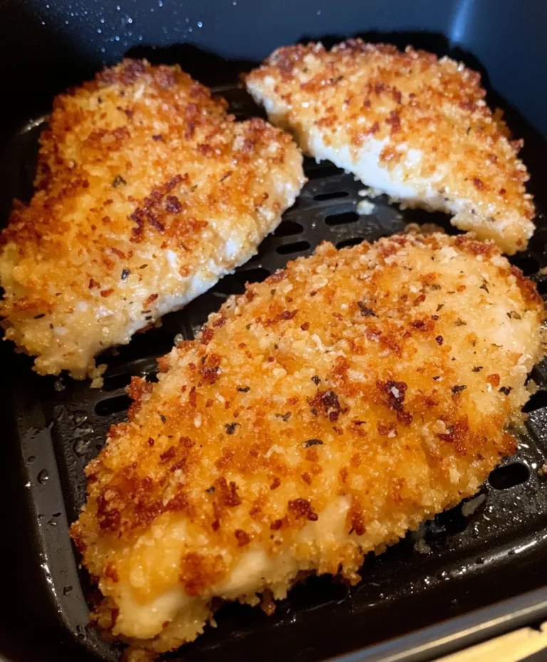 Air Fryer Parmesan Crusted Chicken