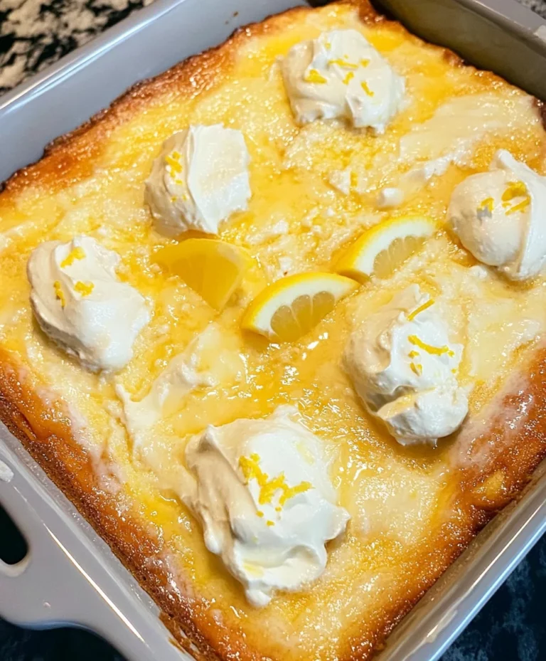 Lemon Cream Cheese Dump Cake