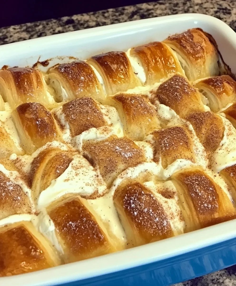 Cheesecake Crescent Rolls Casserole