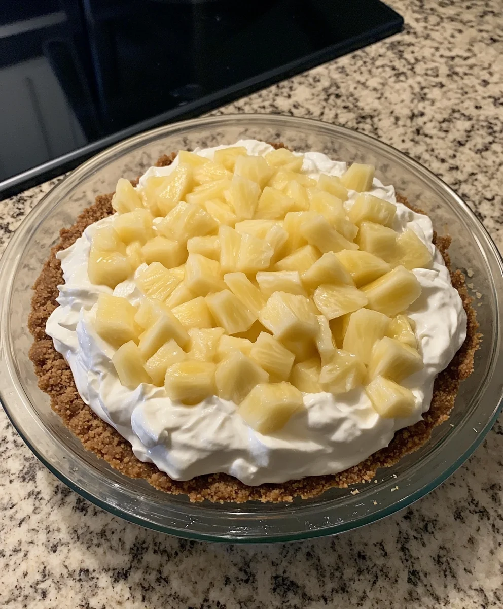 Pineapple Cream Cheese Pie