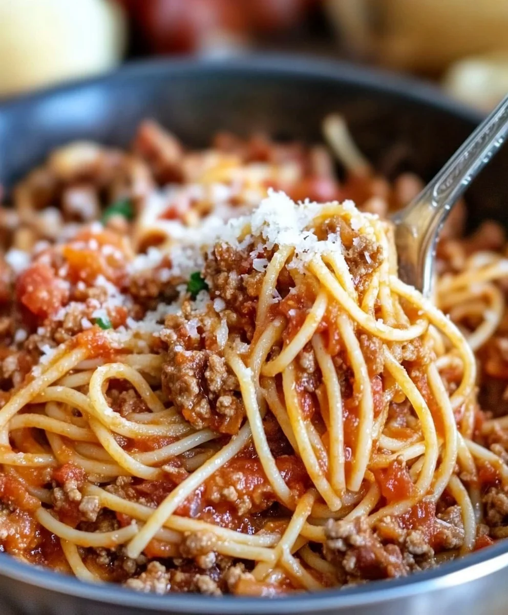 Old-Fashioned Spaghetti