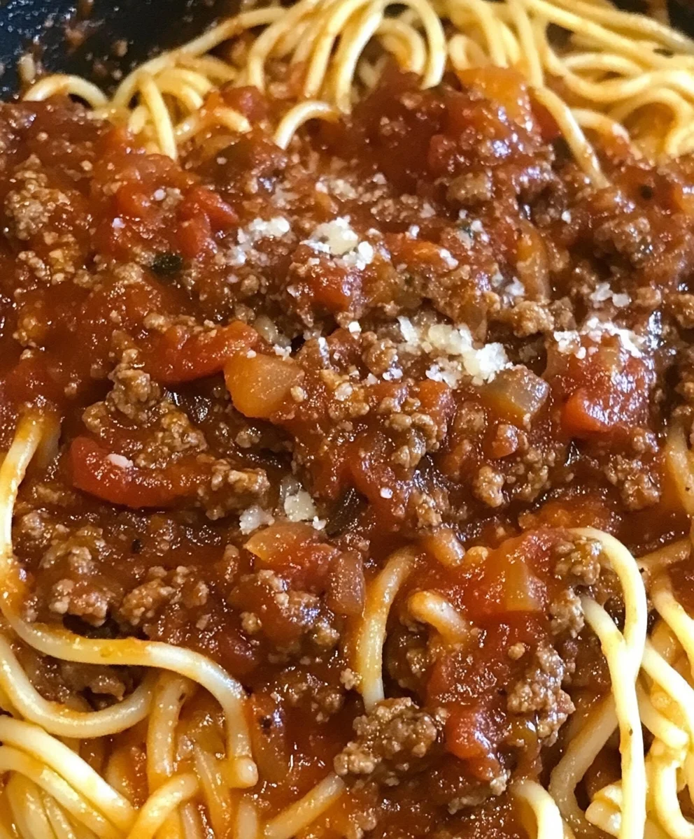 Old-Fashioned Spaghetti