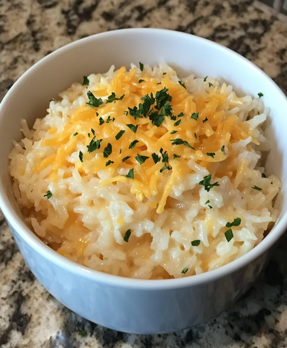 Easy Cheesy Rice