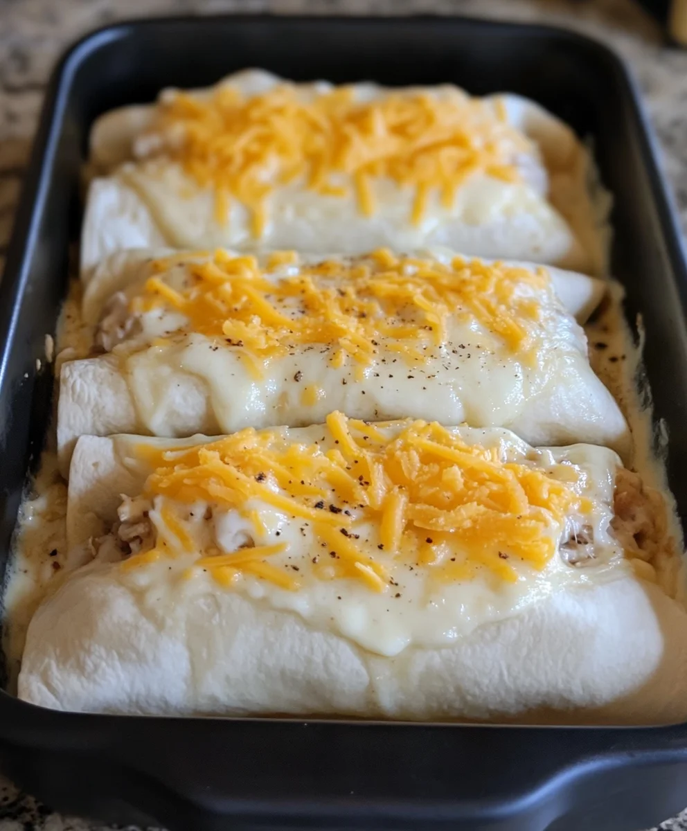 Baked Chicken Chimichangas
