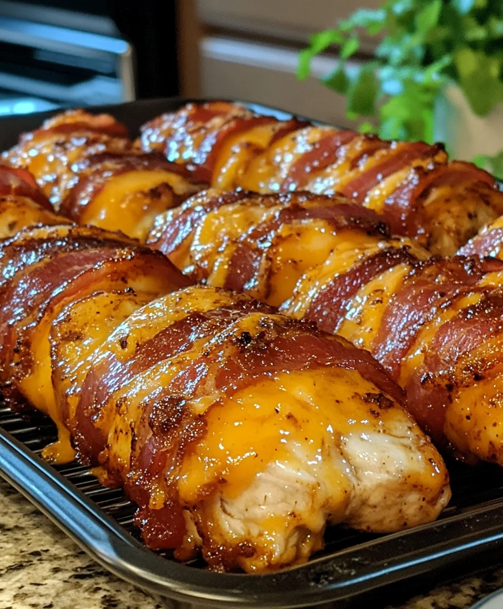 Cheesy Bacon Wrapped Chicken Tenders