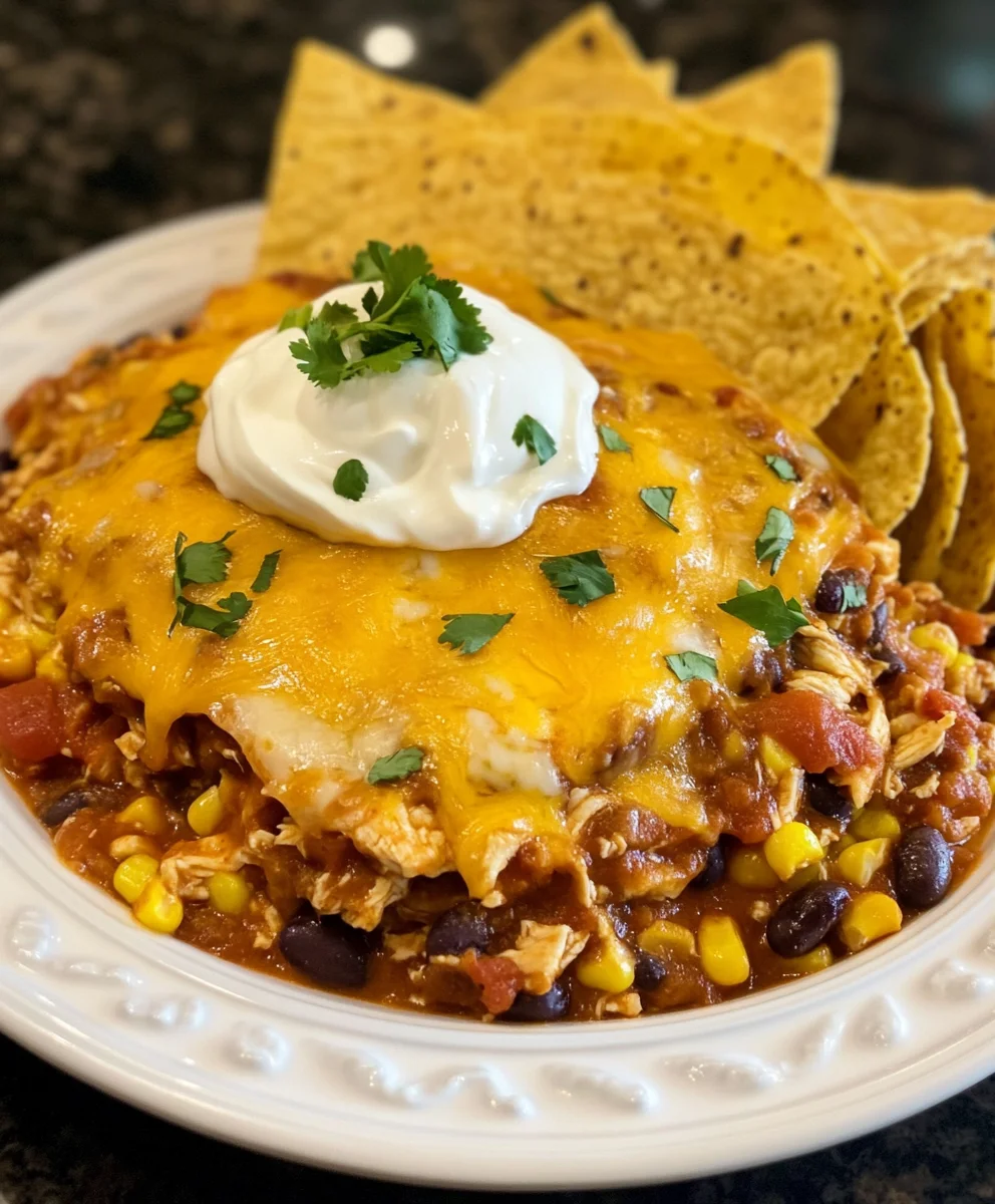 Chicken Tortilla Bake
