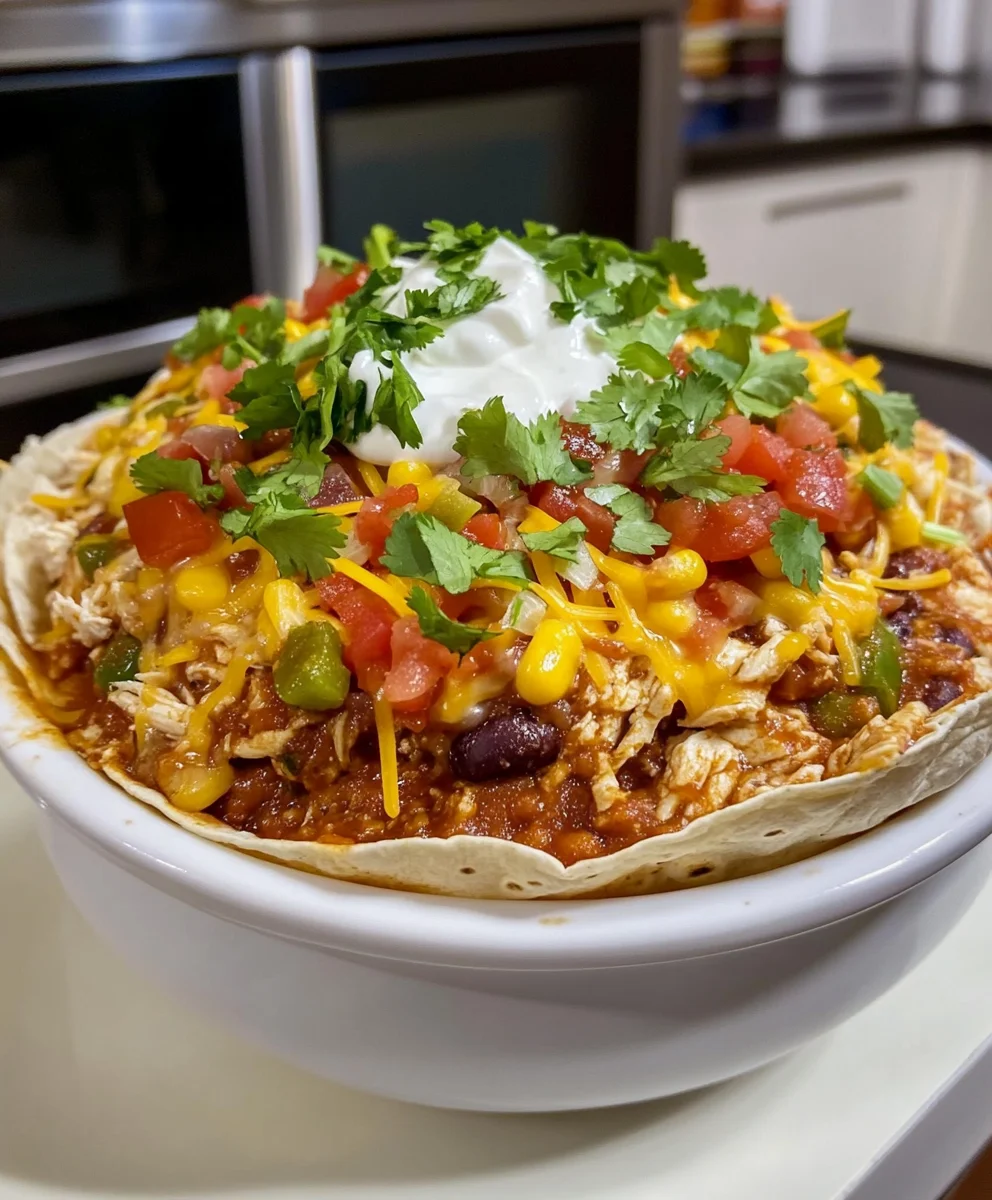 Chicken Tortilla Bake