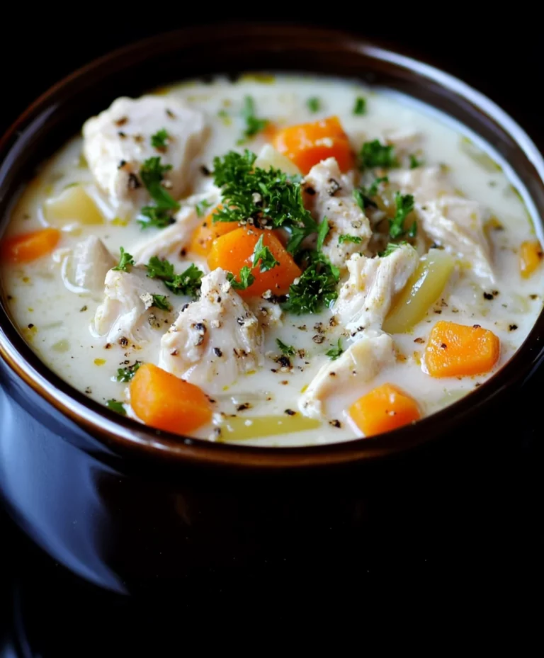 Crockpot Creamy Chicken Noodle Soup