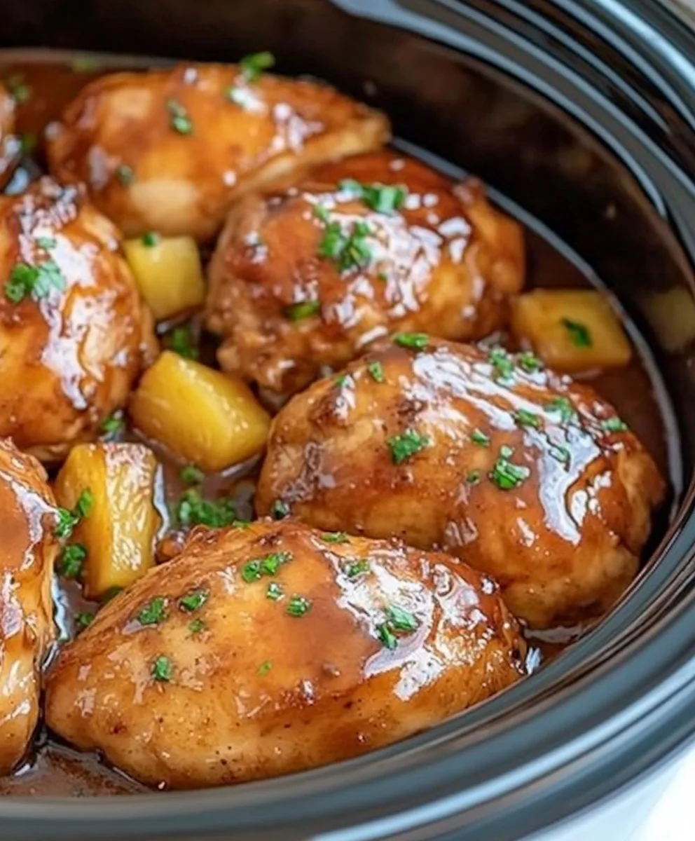 Crockpot Hawaiian Chicken