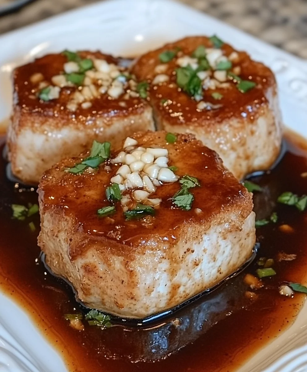 Crunchy honey garlic pork chops You can use chicken