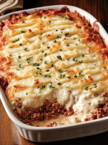 Hamburger Potato Cheese Casserole