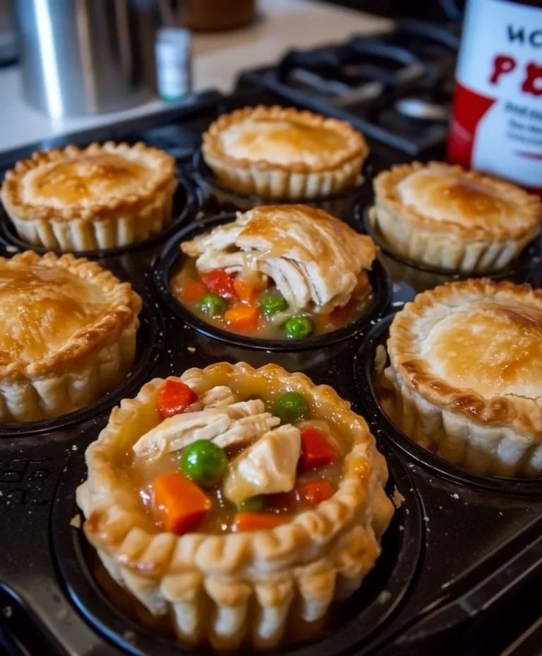 Mini chicken pot pies