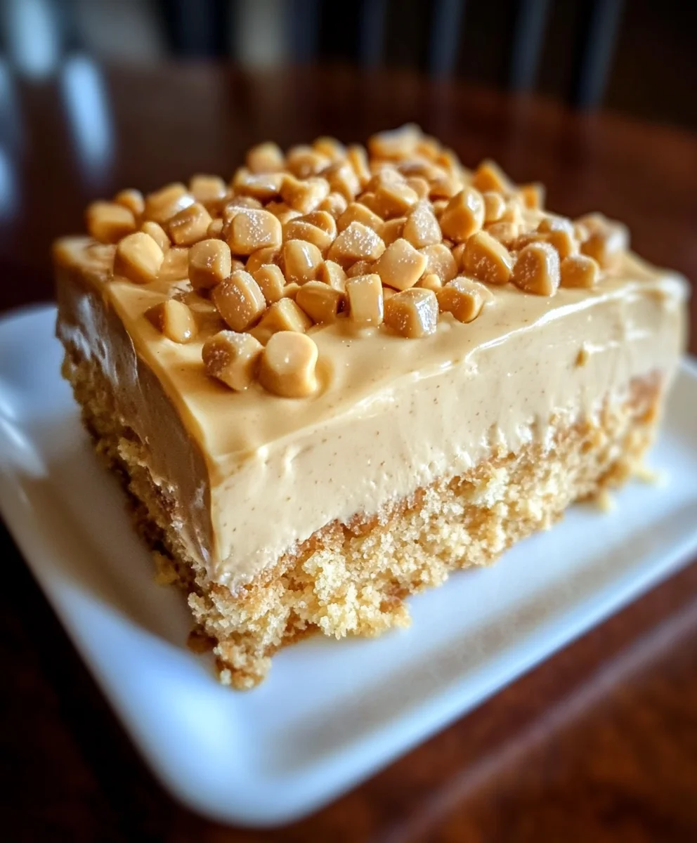 Peanut Butter Crunch Cake