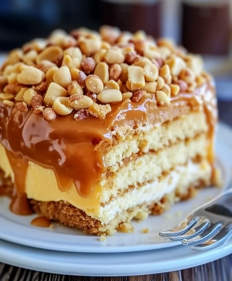 Peanut Butter Crunch Cake