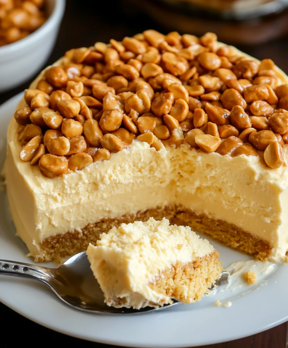 Peanut Butter Crunch Cake