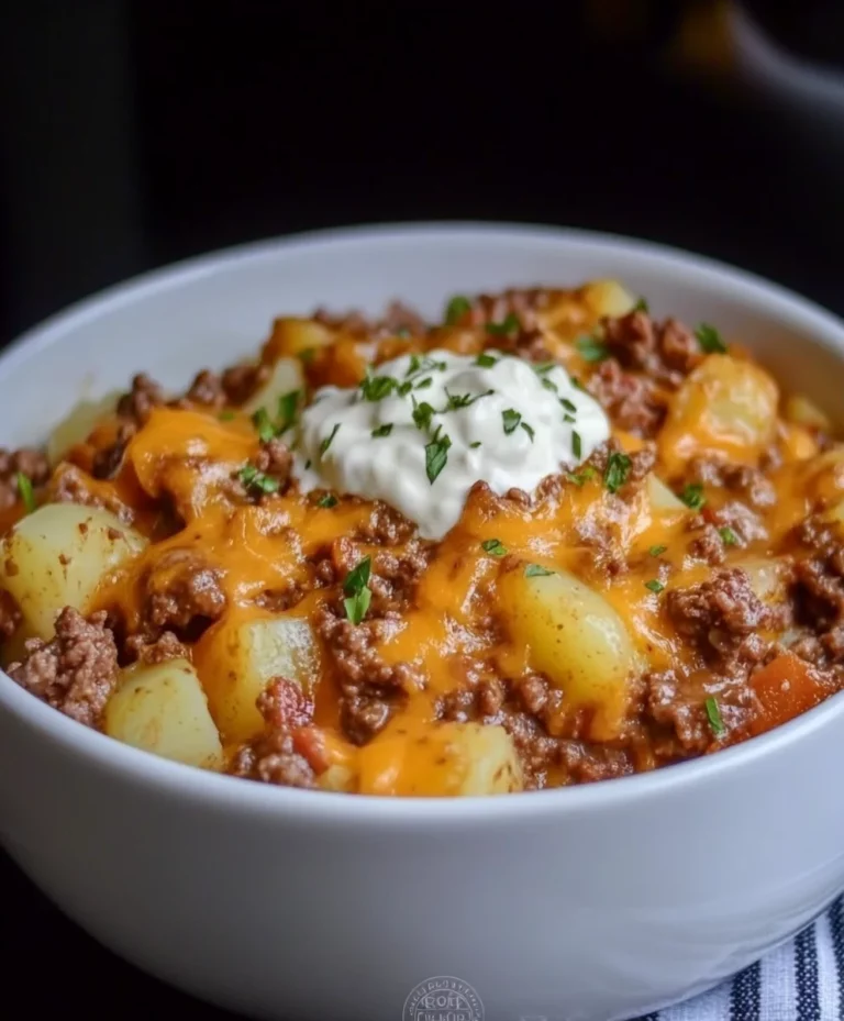 Slow-Cooker Hamburger Hash