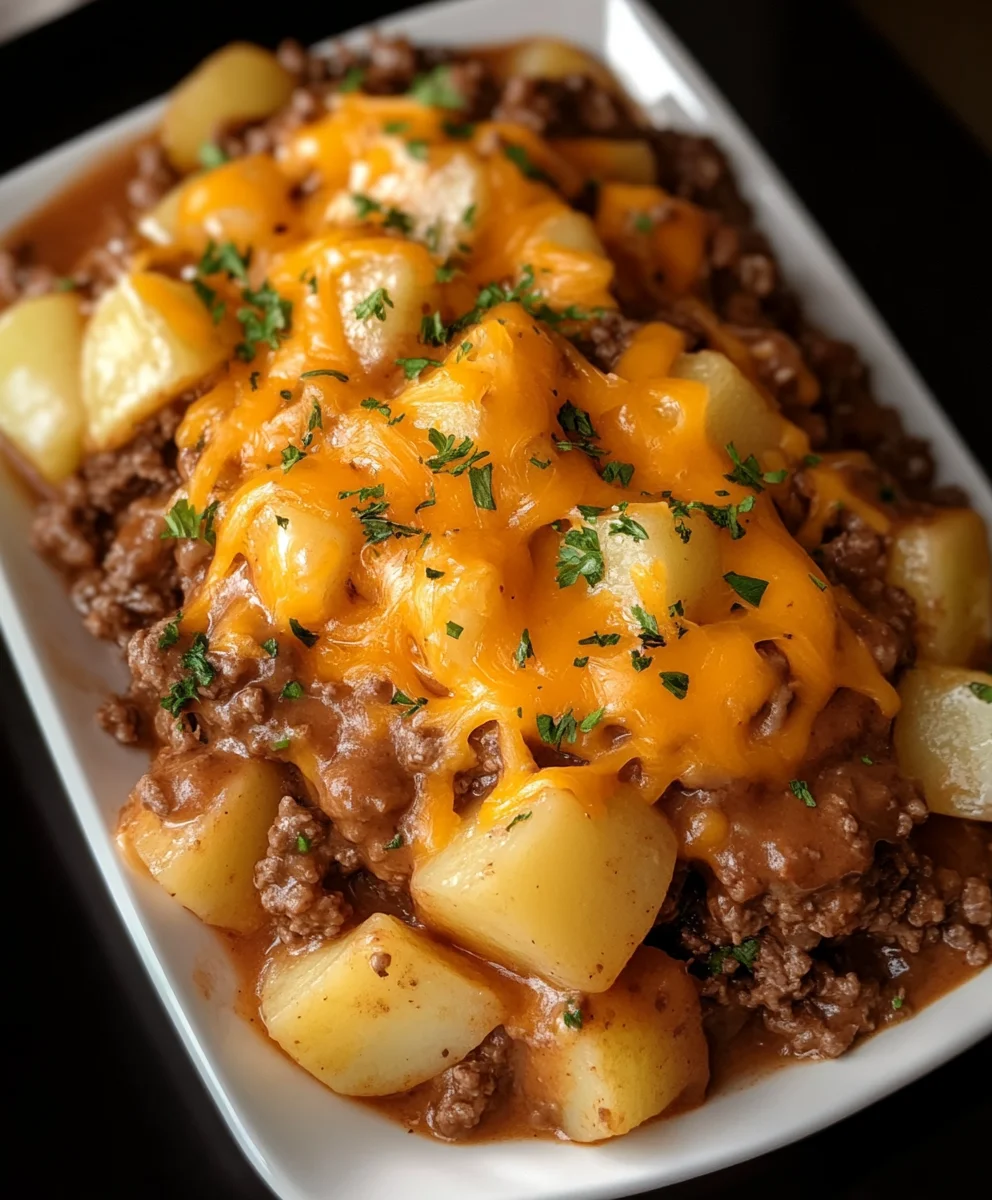 Slow-Cooker Hamburger Hash