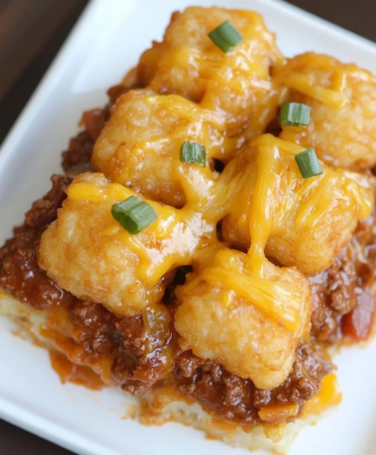 Tater Tot Sloppy Joe Casserole