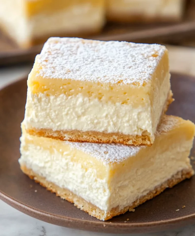 Vanilla Custard Cream Squares