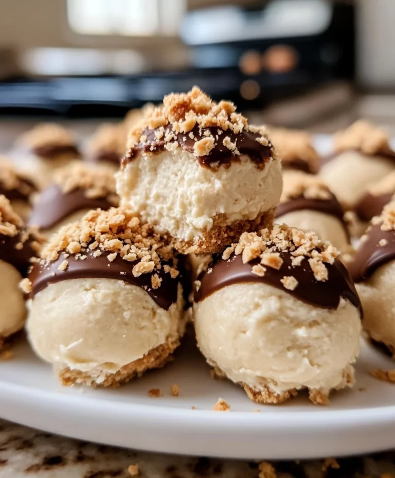 No-Bake Peanut Butter Cheesecake Balls