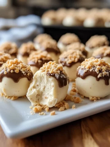 No-Bake Peanut Butter Cheesecake Balls